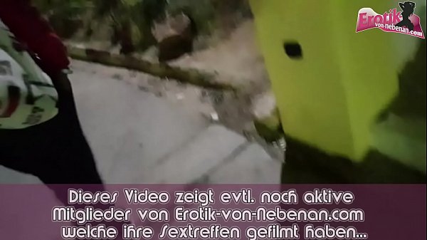 Sex in the public toilet with facial insemination for a German skinny milf