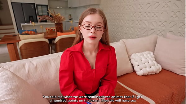 Fuck Me if You Pass the Exam! Horny Teacher Keeps Promise and Fucks Student With CreamPie!