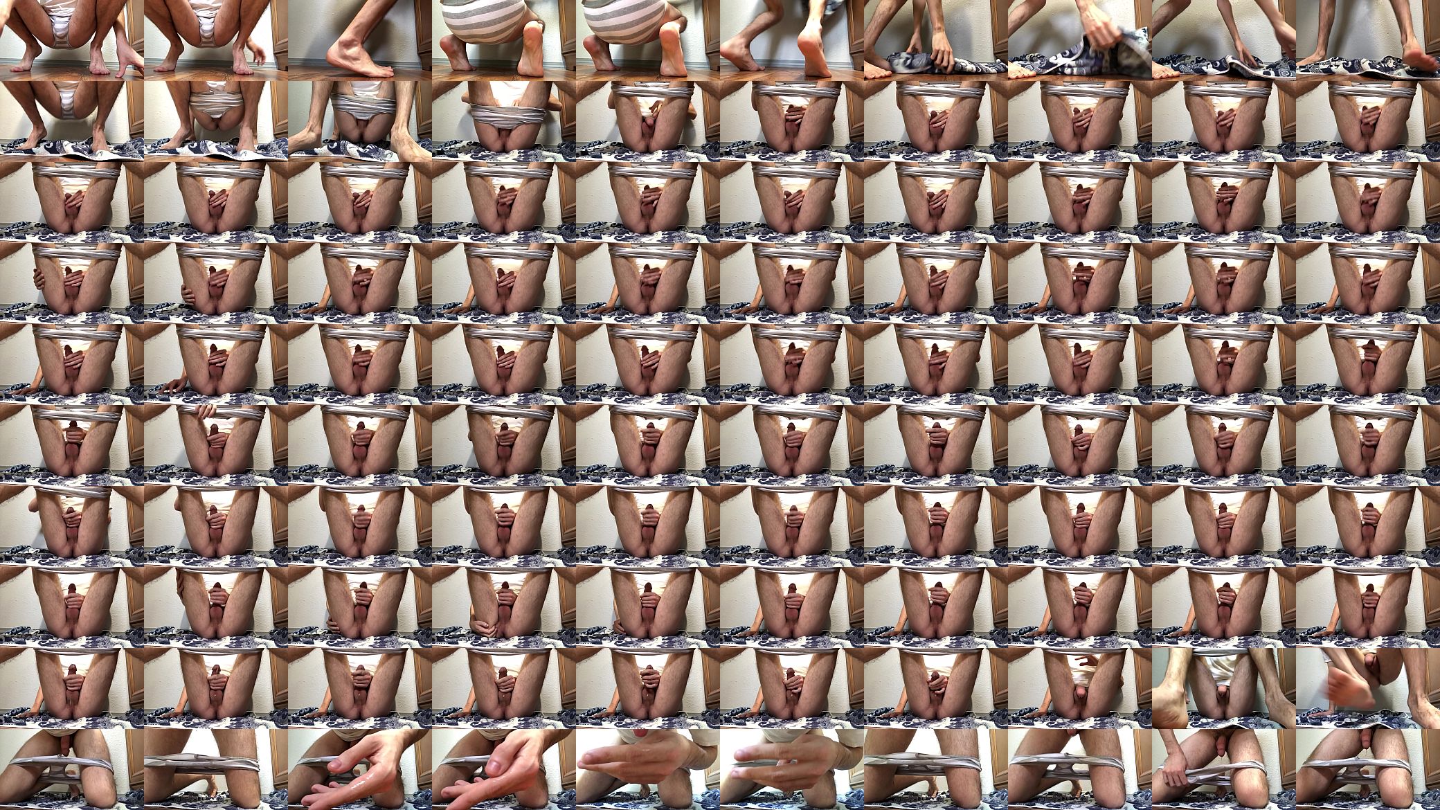 Teen masturbating on bathroom floor 预览图