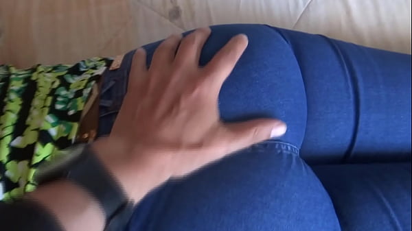 Stepson's friends jerk off looking at my ass and want to fuck me