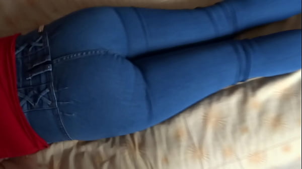 Stepson's friends jerk off looking at my ass and want to fuck me