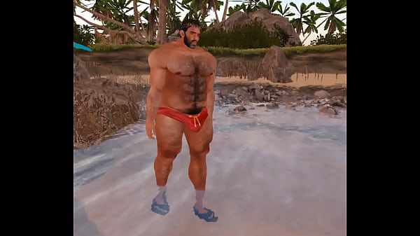 Big cam heyward and his giant bulge at the beach