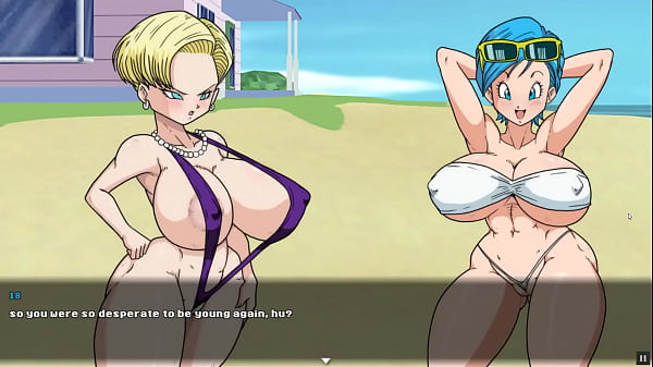Download Video - Super Slut Z Tournament 2 &lbrack;Dragon Ball Hentai game Parody&rsqb; Ep&period;2 android 18 sex against her doppleganger