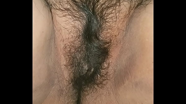 Cleaning wife pubic hairs