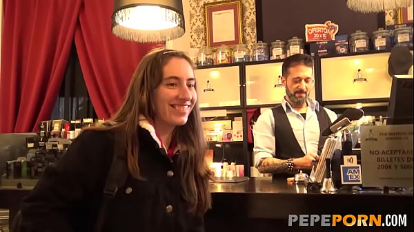Amateur 18yo Carolina Lorca learns a few SEX LESSONS from PepePorn!!