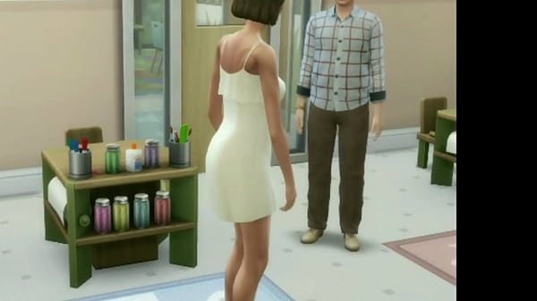 Brunette teen sucking teach cock at lunch time