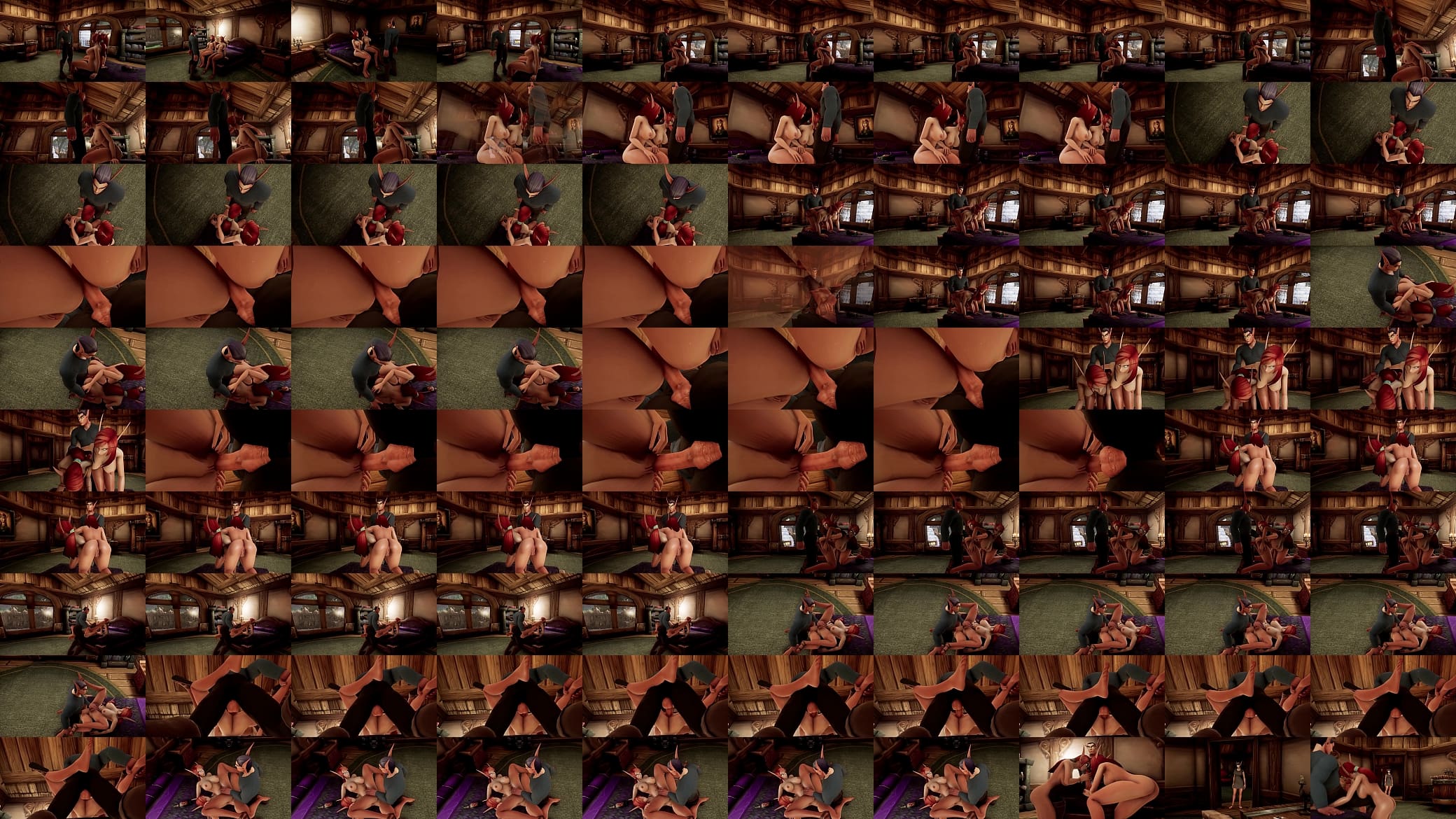 A night of Elven group sex 预览图