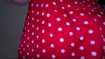 Lustful stepmom with giant tits and big ass in a dress bent down by herself! Stepson fucked her in all holes in the kitchen, gave her a mouthful and fucked her on the couch in the hall