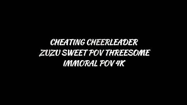 Cheerleader Zuzu Sweet Blows Husband's Mind With Massive Gangbang!