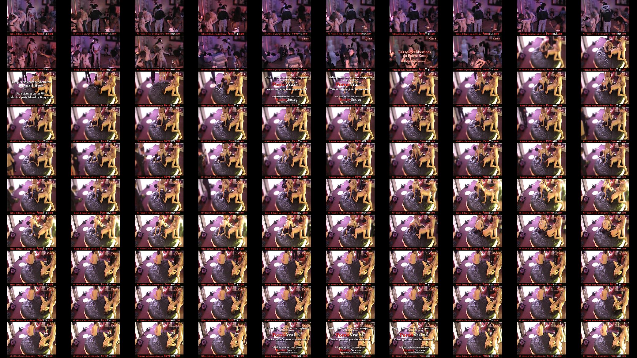 Spy cam french private party! Camera espion Part13 Transparence 预览图