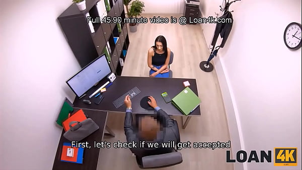 LOAN4K. Porn actress is humped by the pushy creditor in his office