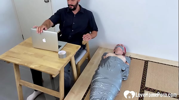 Download Video - Completely Duct-Taped&comma; I Tease and touch her
