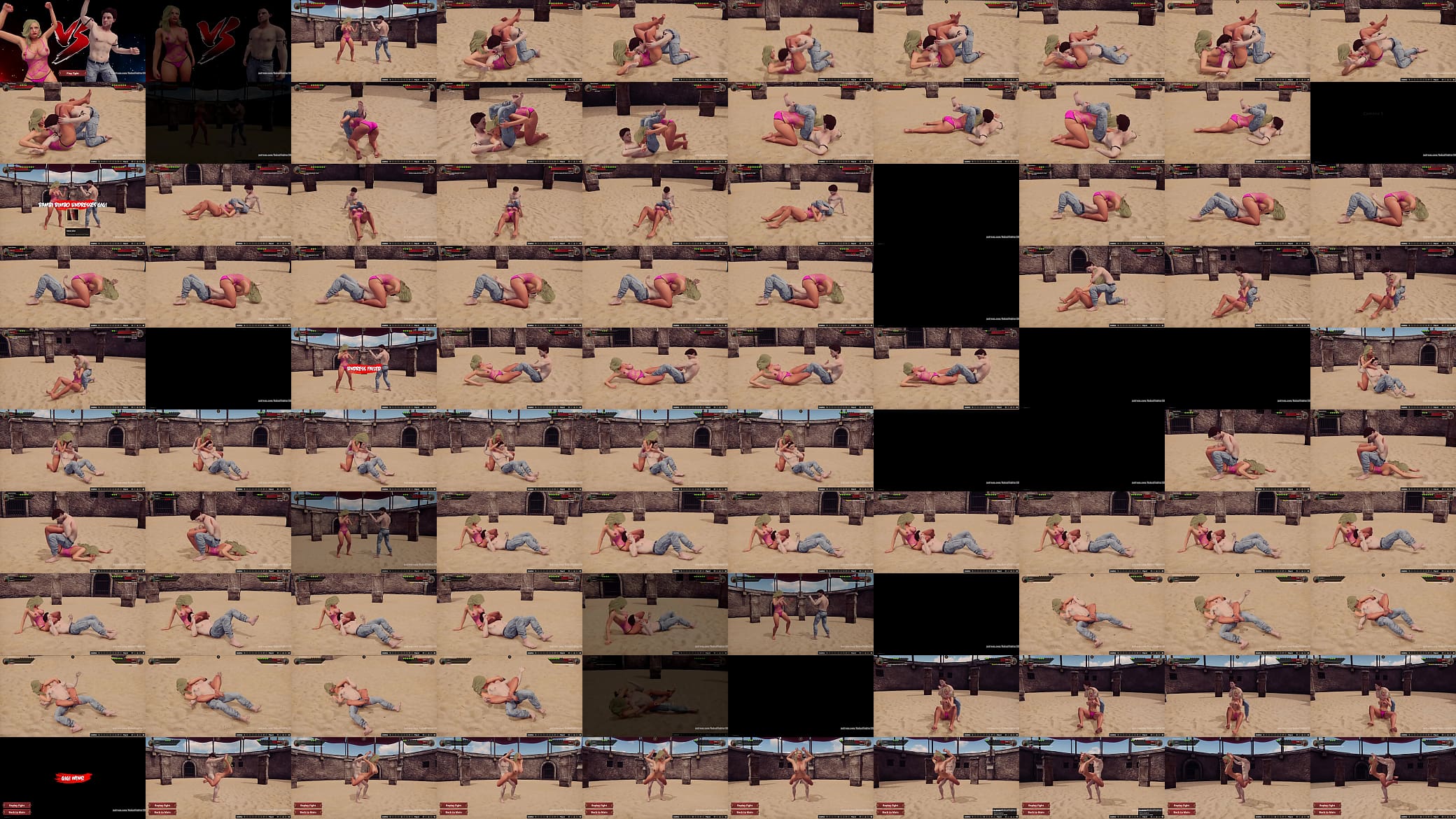 Bambi Bimbo VS Gigi (Naked Fighter 3D) 预览图