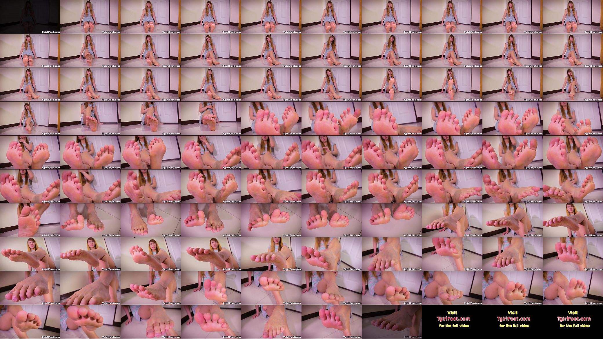 Toes fetish ladyboy shows off her pretty feet 预览图