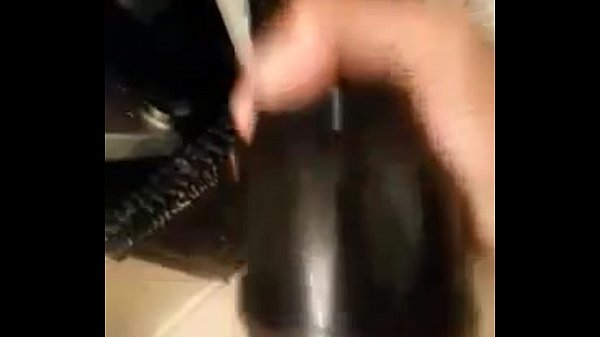 Black dick fucking a fleshlight