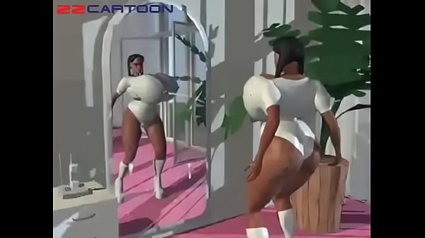 Download Video - 3D Art Black Hourglass Strippe