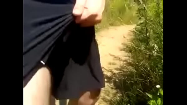 Cock in short outdoor