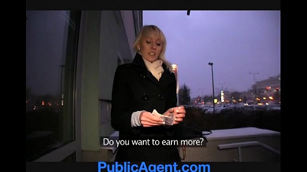PublicAgent Blonde Laura's ass gets covered in my cum