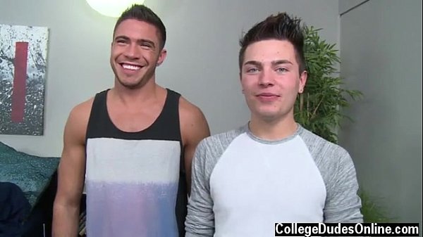 Amazing gay scene Josh fills up Samï¿½'s backsi...