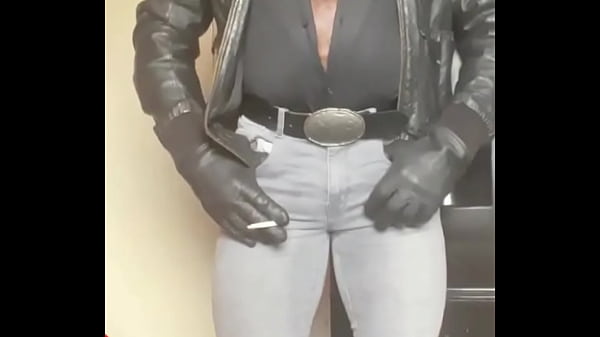 Fetish Black Tight Shirt & Jeans Smoke & Deload