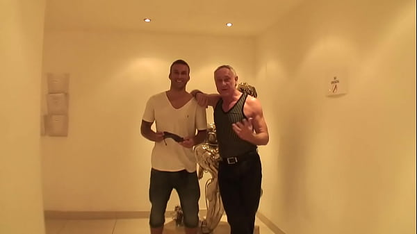 Lissa Love Gets A Mouth Full Of Man Meat From A Old/Young Tag Team