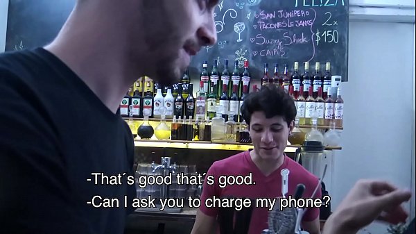 Download Video - LatinLeche - Cum Thirsty Boy Sucks A Bartenders Uncut Cock