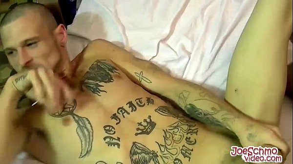 Big bad boy Jarvis gets a big white hard dick i...