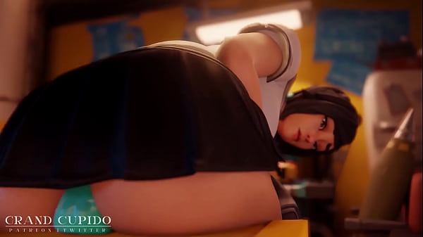 Tsuki de Fortnite se mete un dildo por el culo ...