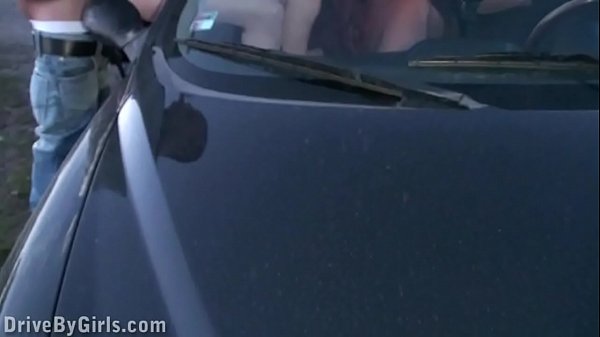 Passionate redhead in a PUBLIC gangbang orgy Part 3