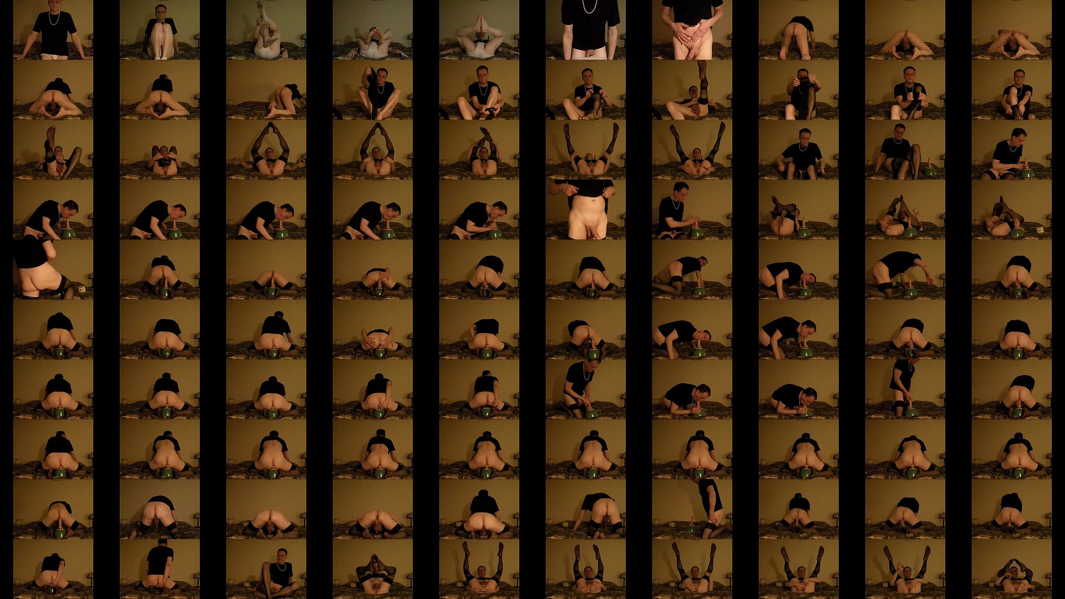 Dark stocking spread, old footage 预览图