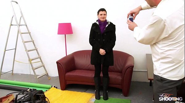 Naive student fucked on cafe casting hard