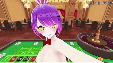 常闇トワ(バニーガール)とオウロ・クロニイ(バニーガール)の激しいセックス。 - ホロライブVTuber POVヘンタイ