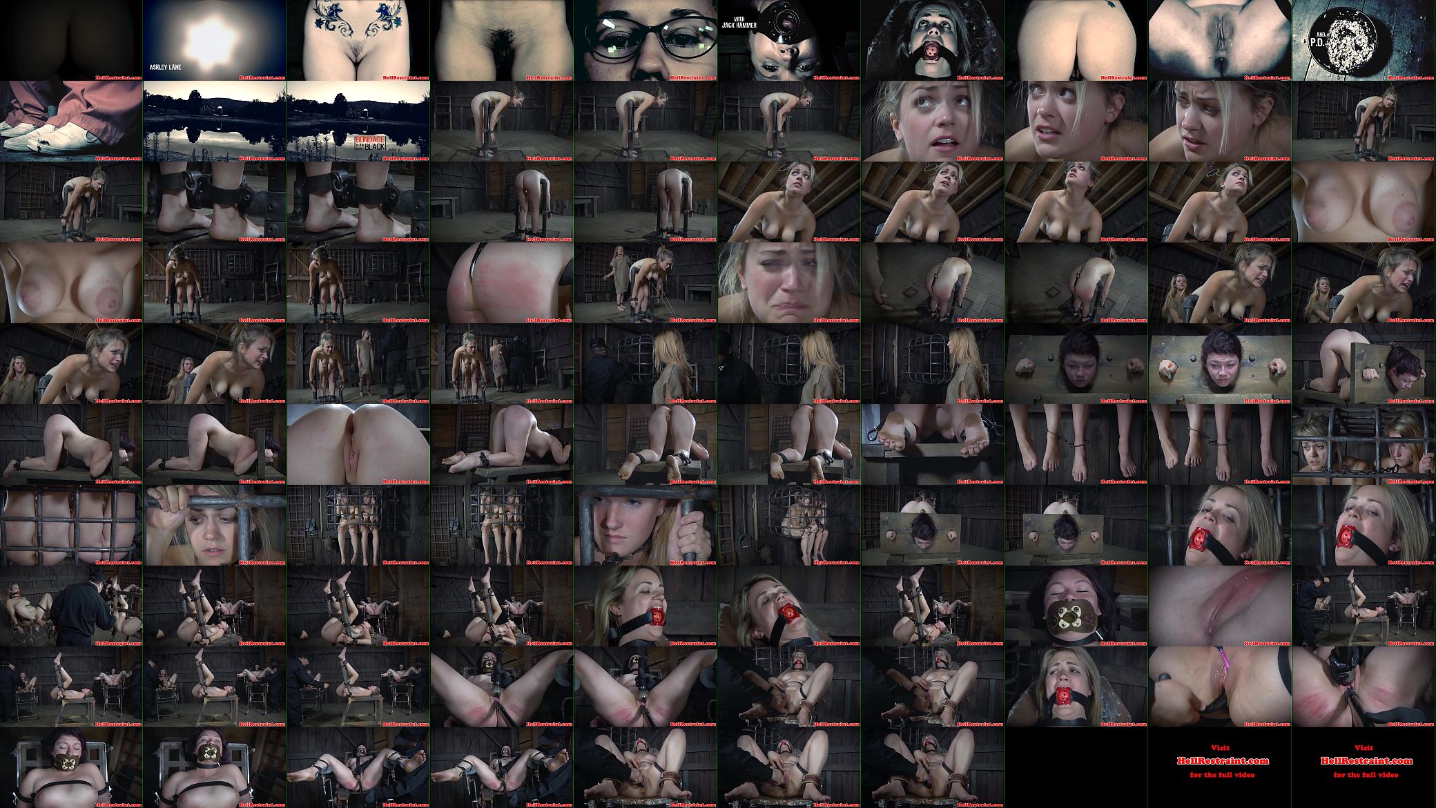 BDSM sub dominated in pillory before group 预览图