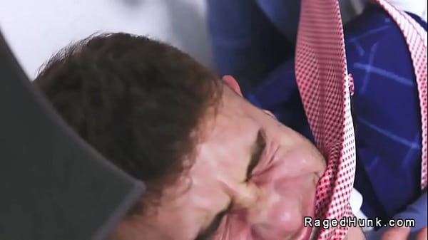 Realtor in suit anal fucked and cummed by his c...