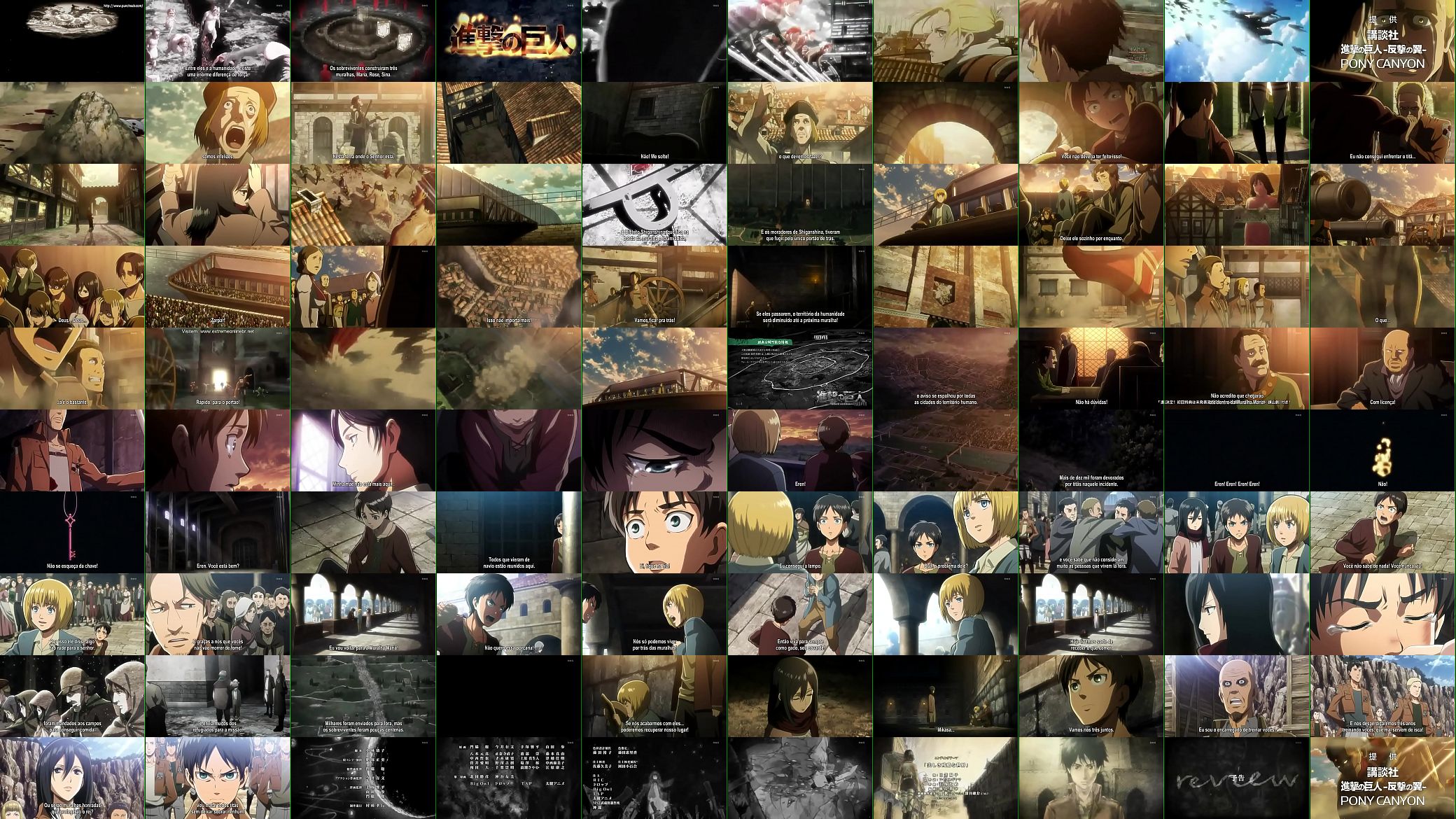 on Titan- Epis&oacute;dio 2- Naquele dia- A queda de Shiganshina(2)- legendado pt br 预览图