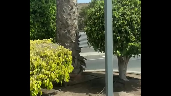 Girl running outside