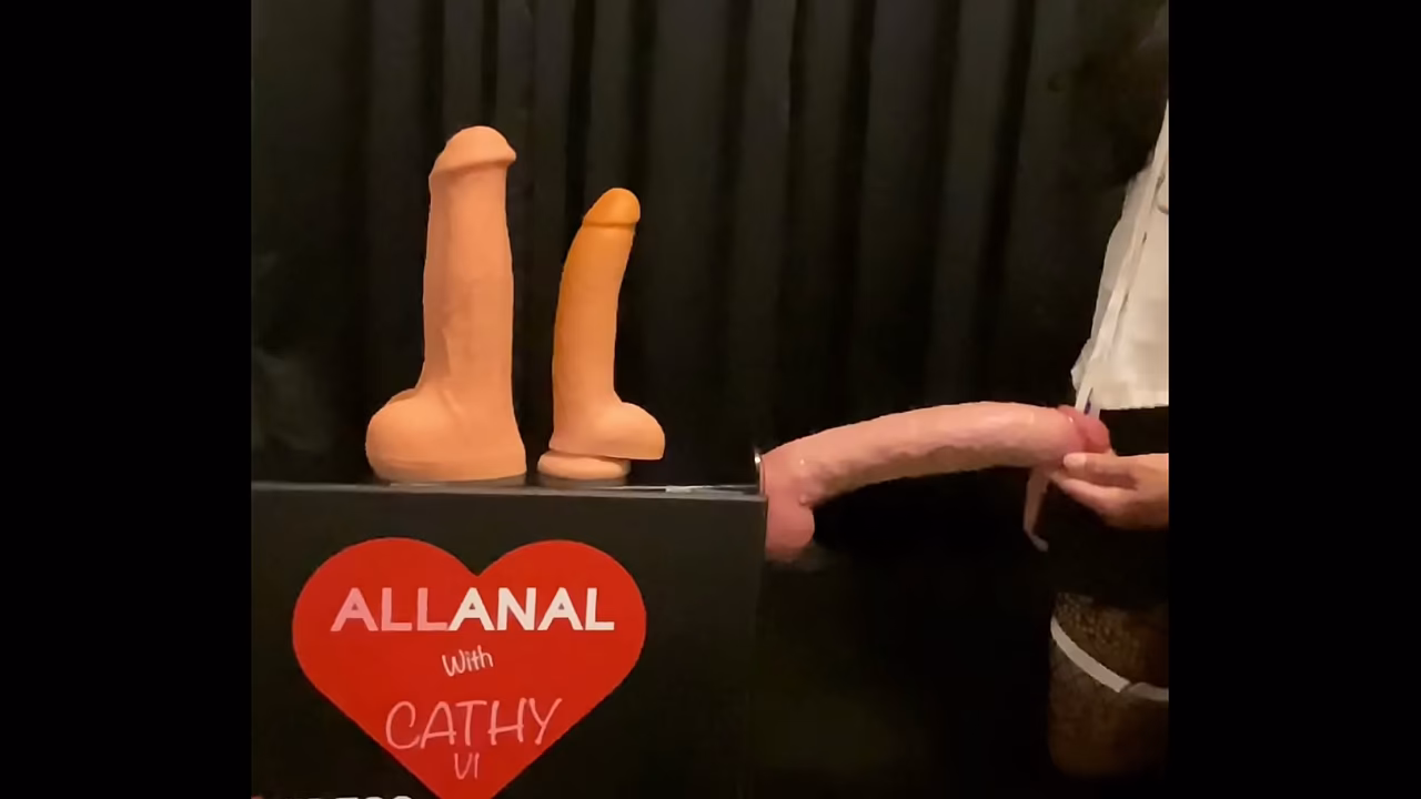 Taking a fat cock deep in my ass