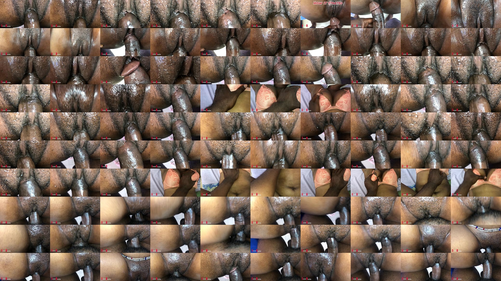 A beautiful African pussy fucked in details and close up 预览图