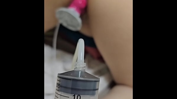 Impregnated by a fantasy dog dildo
