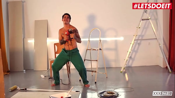 LETSDOEIT - Sasha Rose and Adrian Dimas - Sexy Russian Girl Fucks Hard With The Painter