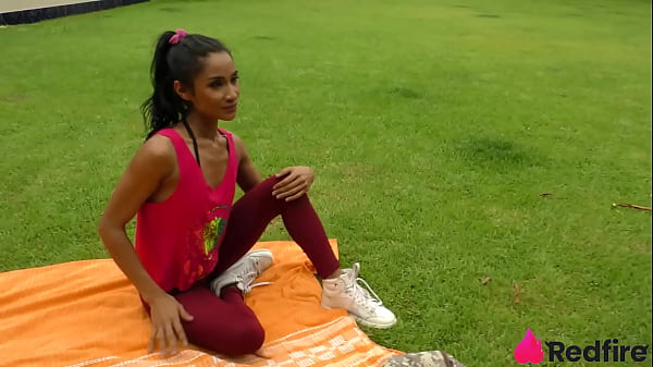 Naughty perva Niara Pessanha asked for a private lesson and did DP in the middle of the park!