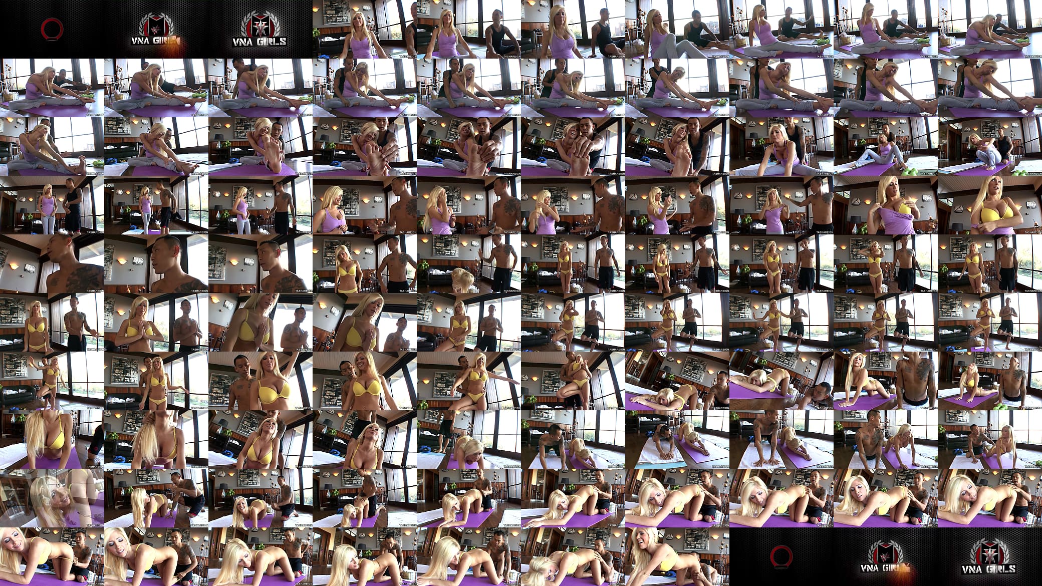 Yoga Session! Tasha Reign Gets Coach&#039;s Cum On Her Round Ass &amp; Holes! 预览图