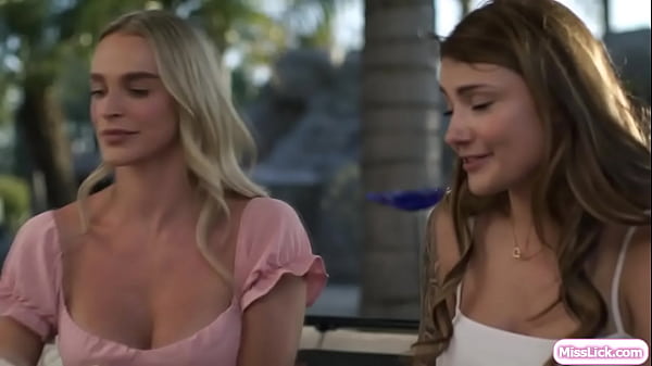 Download Video - Brunette lesbian babe ass licking her big tits best friend