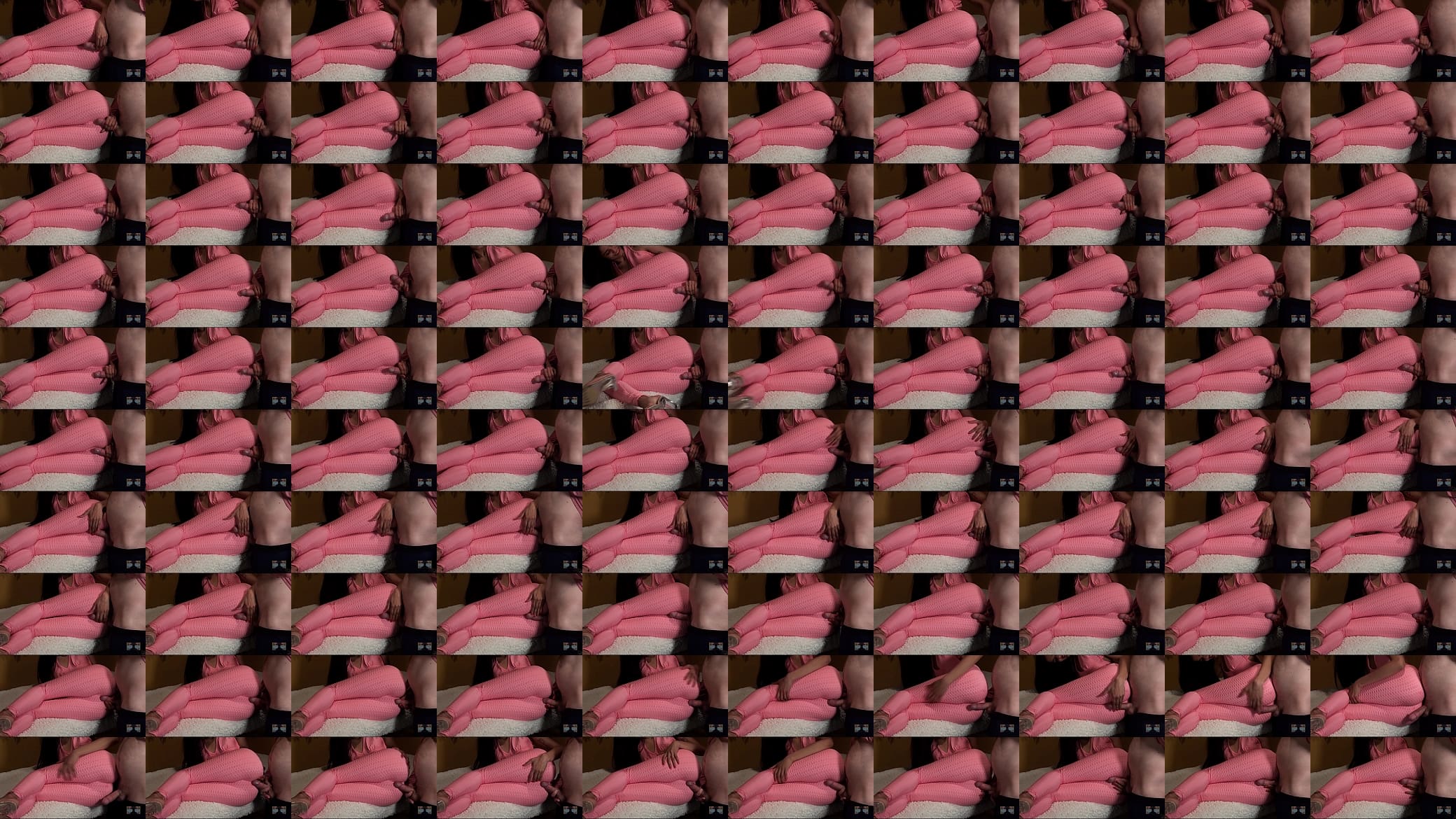 Edging his Cock on my Hot New Tights!!!! 预览图