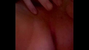 Boo playing with his cock