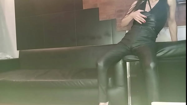 man dressed as a woman finds her drinking and fucking