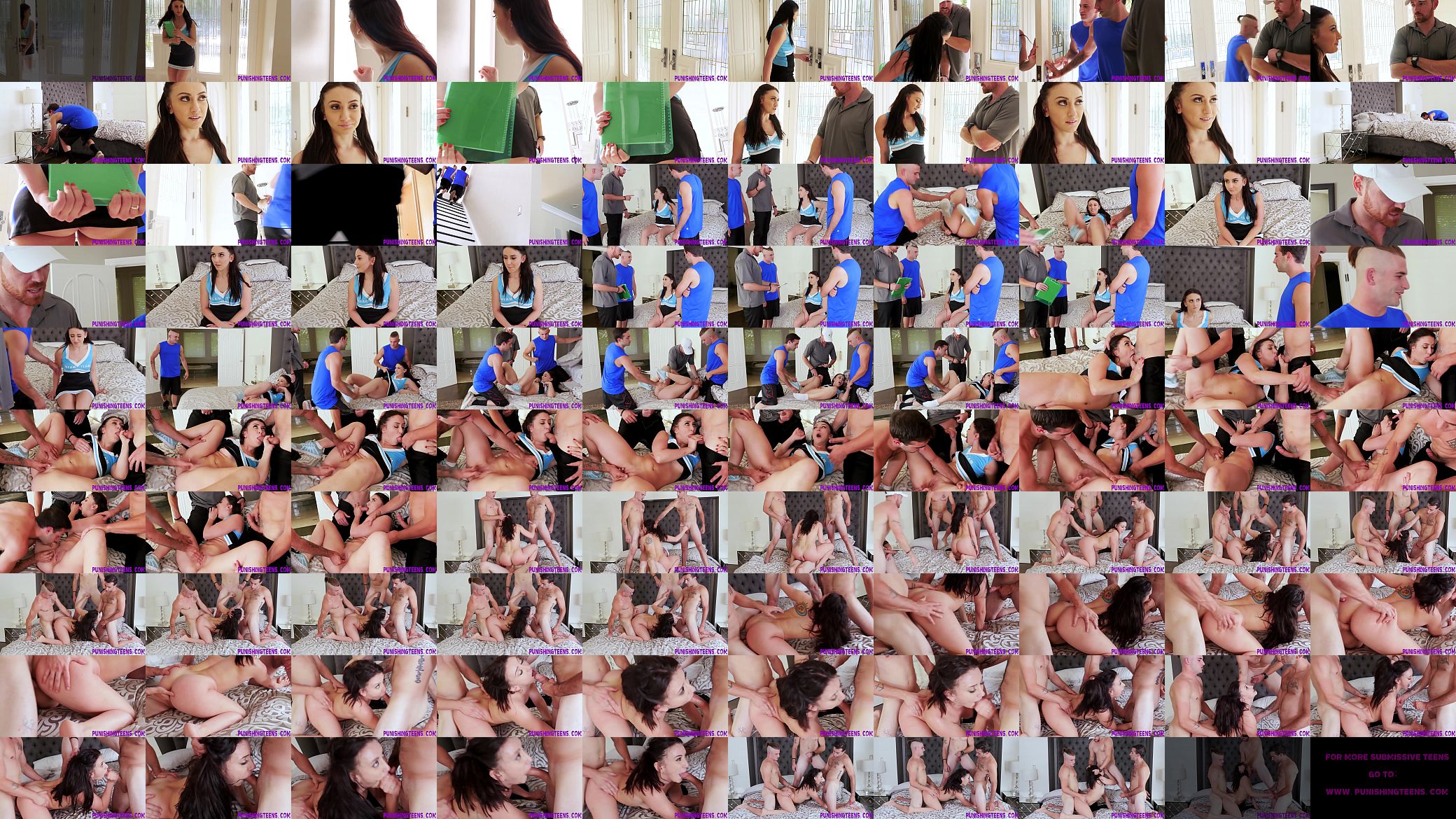 Kinky teen cheerleader group fucked 预览图