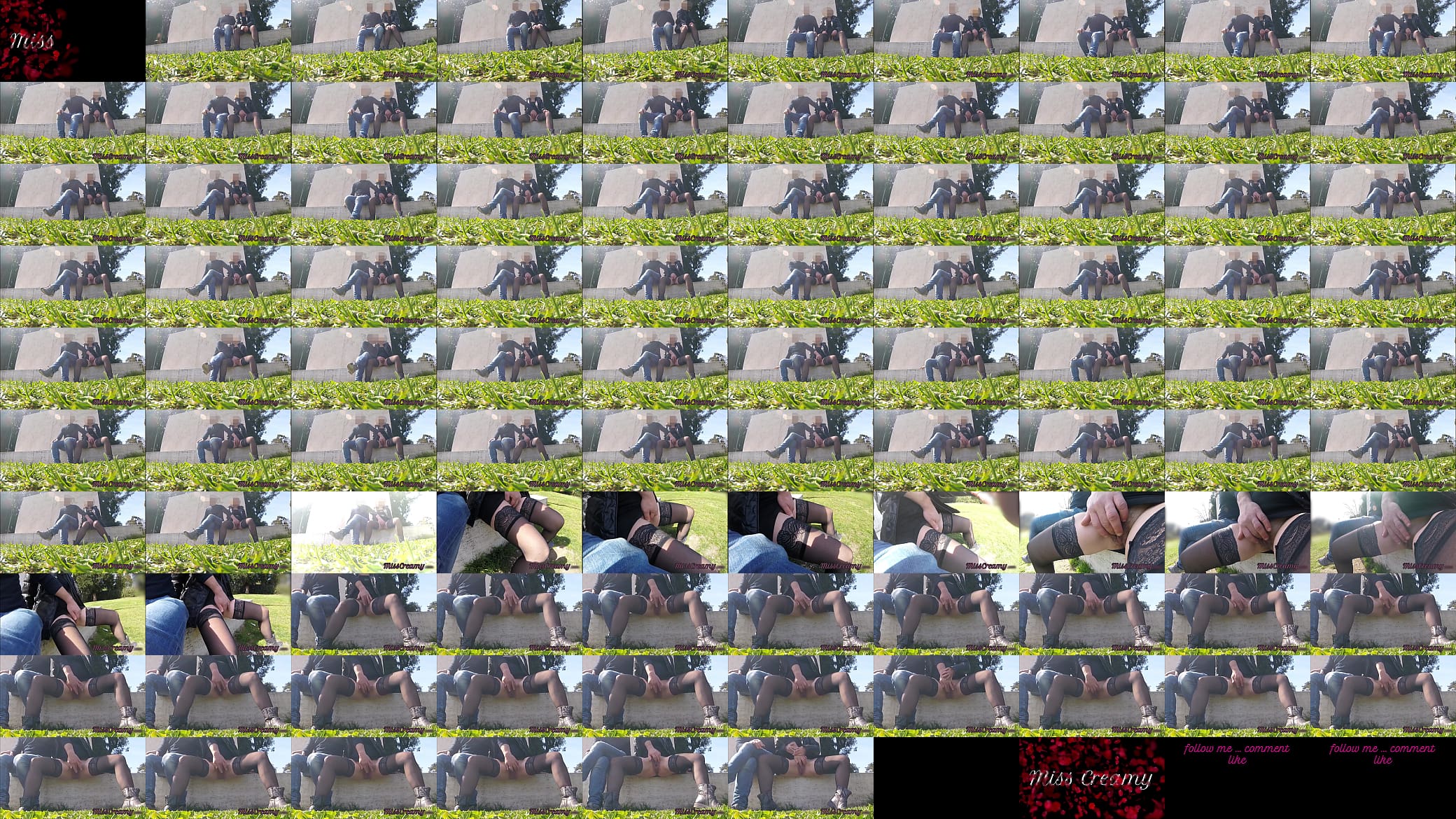 SEX OUTDOOR Slutty teacher squirt in public park with orgasm intense - MissCreamy 预览图