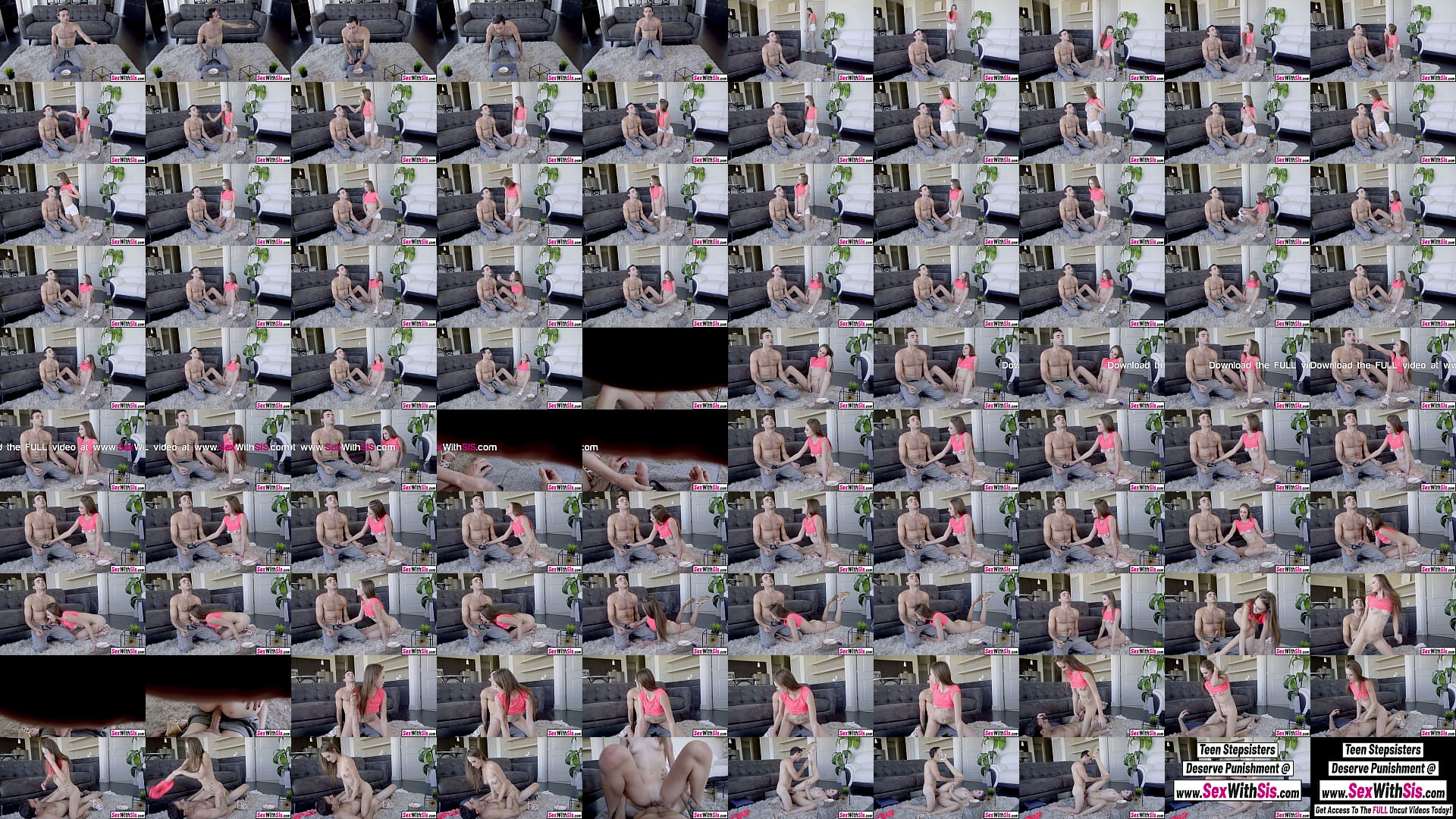 Slutty blonde teen stepsister pranks and fucks meditating stepbro 预览图
