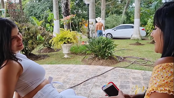 Horny friends fuck the Gardener
